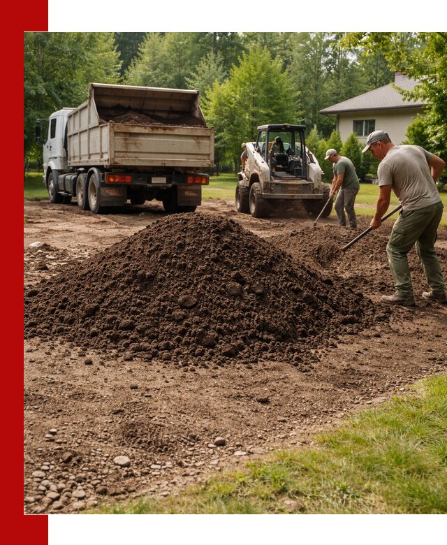 Доставка и укладка грунта для газона в Новом Уренгое