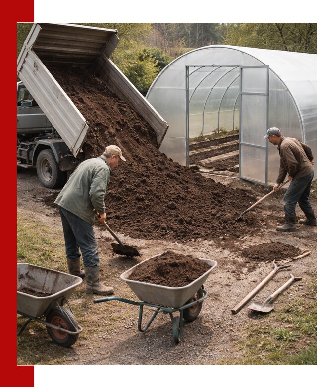 Грунт для теплицы с доставкой в Новом Уренгое — плодородный субстрат под растения