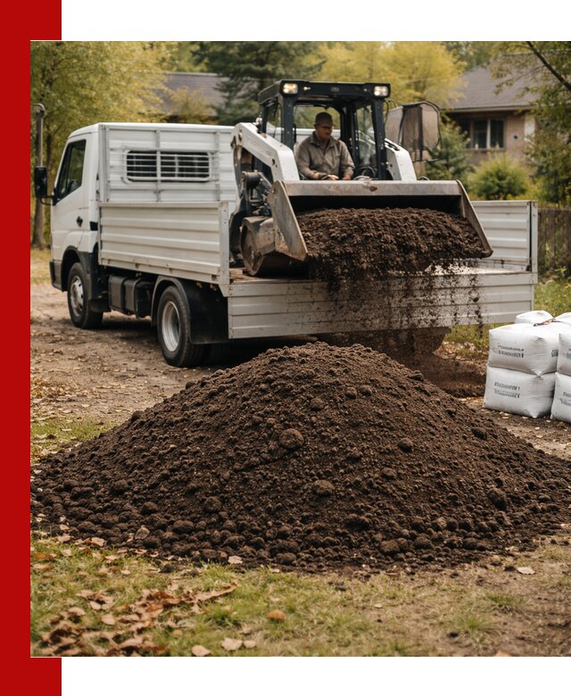 Доставка садовой земли в больших объёмах в Новом Уренгое