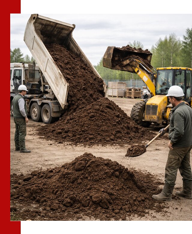 Доставка торфа оптом и в мешках в Новом Уренгое