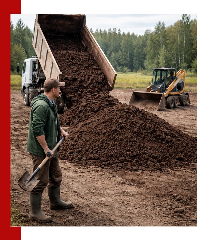 Купить верховой торф с доставкой в Новом Уренгое для садоводства и растений