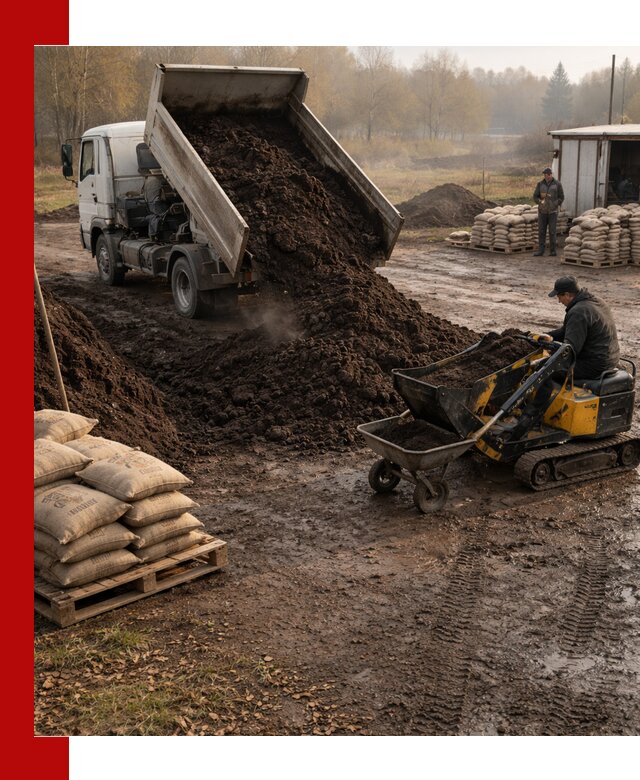 Кислый торф в доставке по выгодным ценам в Новом Уренгое