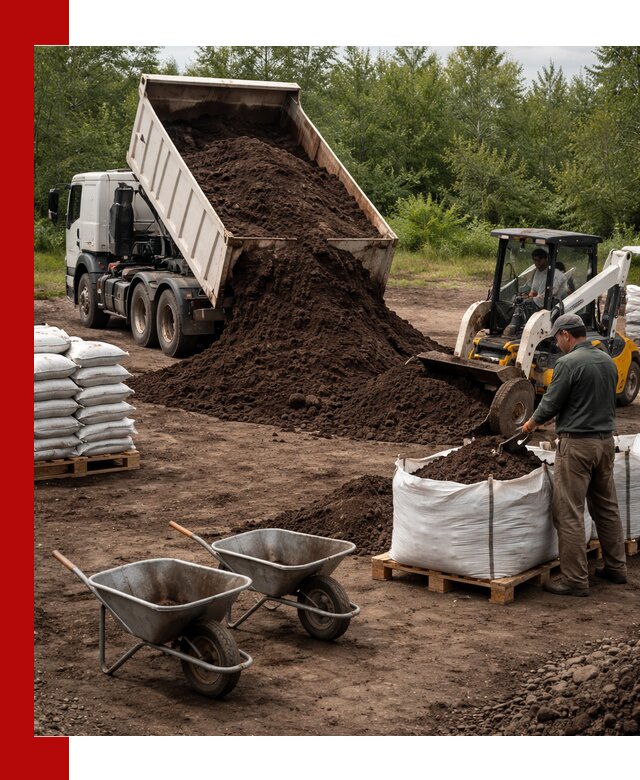 Доставка и продажа торфогрунта в Новом Уренгое оптом и в розницу