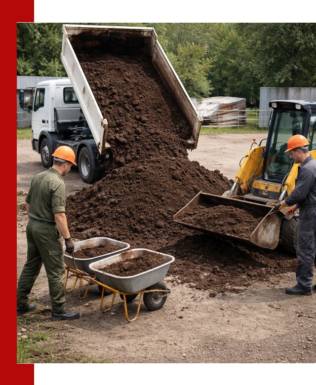 Доставка торфо-земляной смеси в Новом Уренгое для огорода и ландшафта