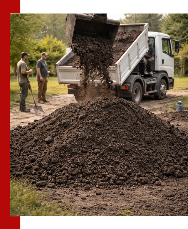 Доставка и продажа чернозема в Новом Уренгое оптом и в розницу