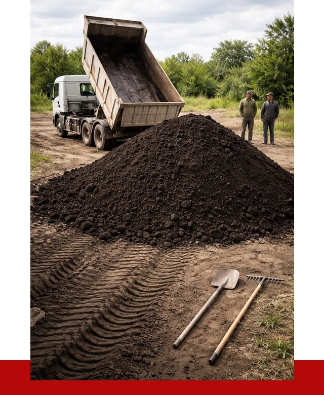 Купить чернозем навалом в Новом Уренгое от 1248 р. за куб | ПРОНЕРУДНвг