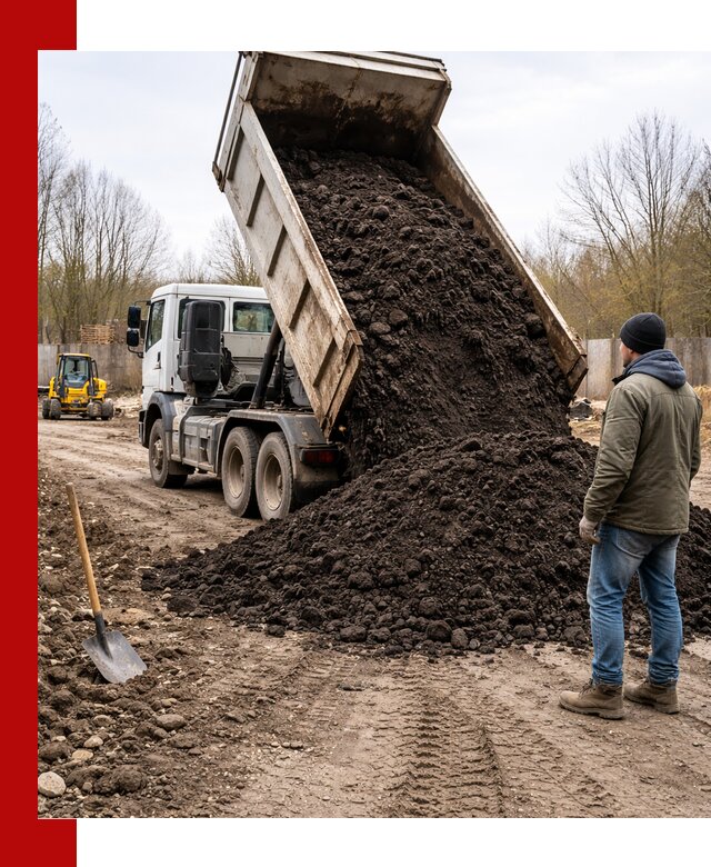 Доставка чернозема навалом в Новом Уренгое быстро и выгодно