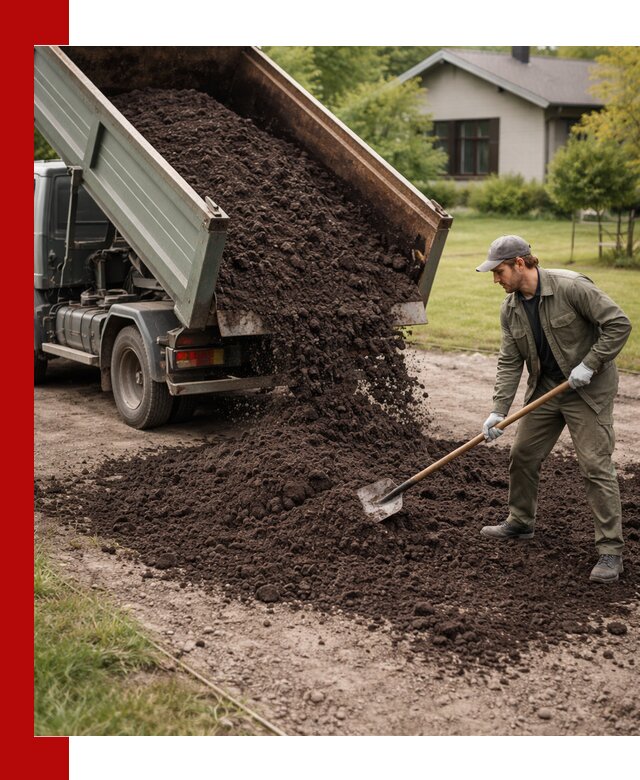 Чернозем для газона с доставкой в Новом Уренгое быстро и качественно