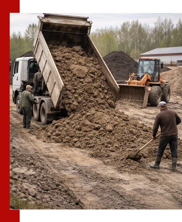 Доставка глин и суглинков в Новом Уренгое оптом и вкрай