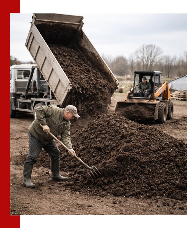 Доставка и продажа перегноя в Новом Уренгое быстро и дешево