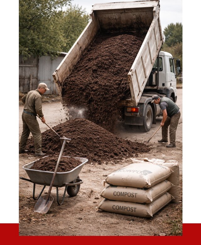 Купить компост в Новом Уренгое от 4367 р. за куб с доставкой | ПРОНЕРУДНвг