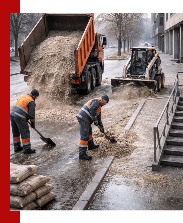 Поставка противогололедных материалов в Новом Уренгое