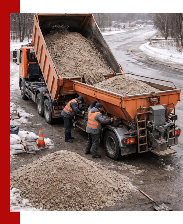 Поставка и вывоз пескосоля в Новом Уренгое оптом и в розницу