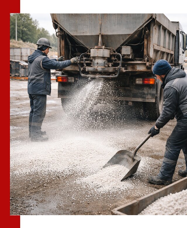 Доставка и продажа хлористого кальция в Новом Уренгое