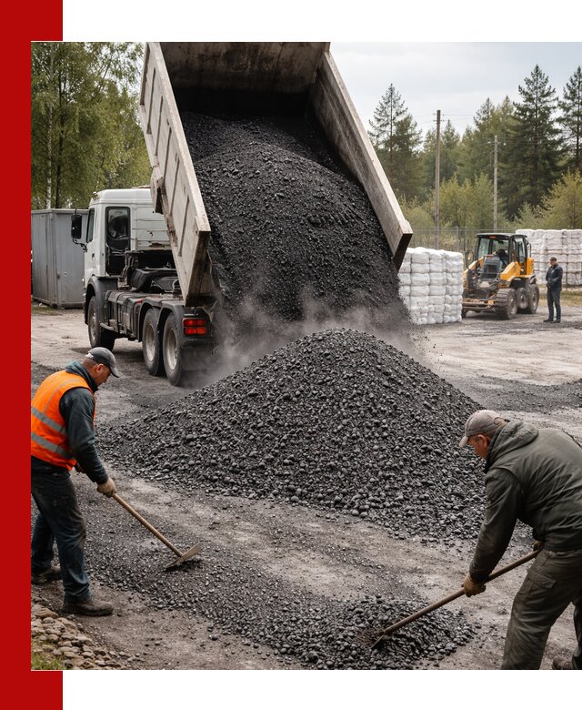 Доставка и продажа асфальтного гранулята в Новом Уренгое