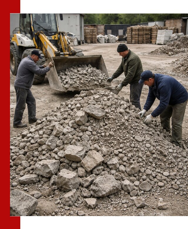 Демонтаж и вывоз бой бетона в Новом Уренгое
