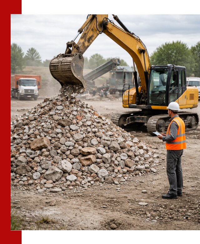 Доставка и вывоз строительного боя в Новом Уренгое