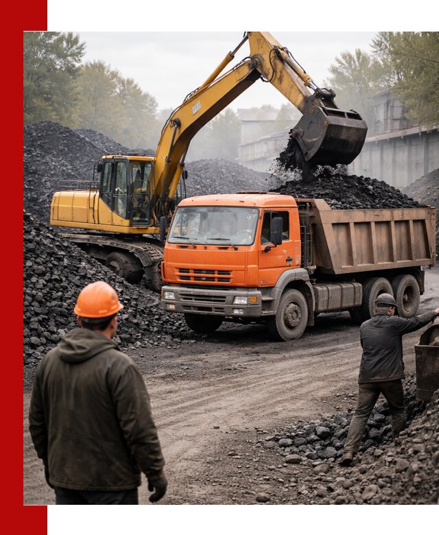 Доставка угля автотранспортом в Новом Уренгое быстро и выгодно