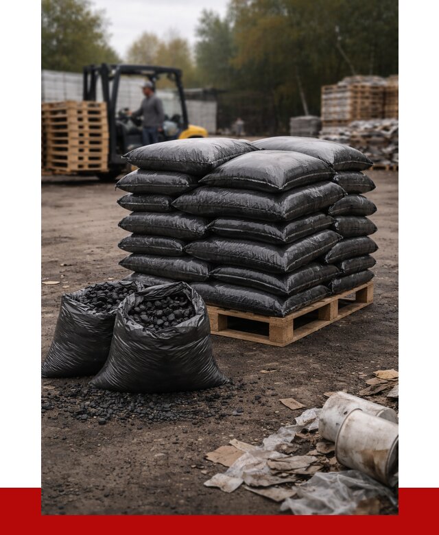Купить уголь в мешках с доставкой в Новом Уренгое от 7799 р. | ПРОНЕРУДНвг