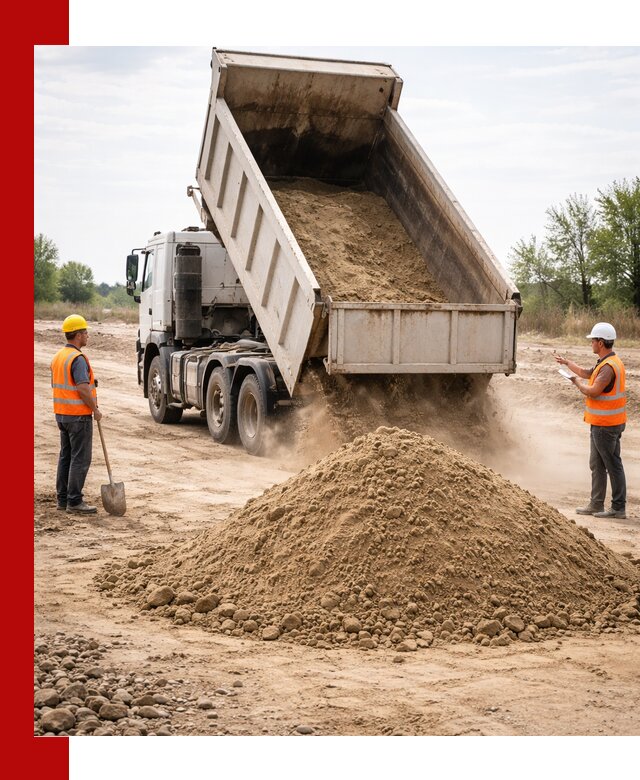 Доставка самосвалом 15 кубов в Новом Уренгое за город и по городу