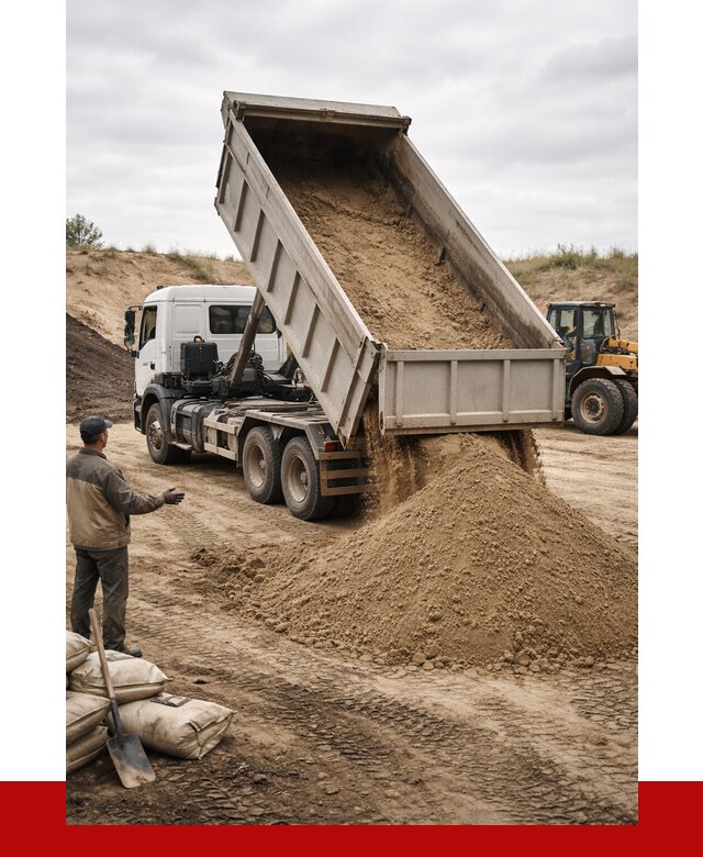 Доставка самосвалом 20 кубов в Новом Уренгое от 7799 р. | ПРОНЕРУДНвг