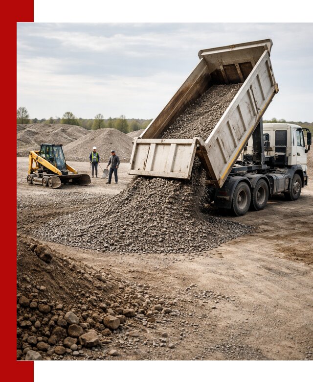 Доставка самосвалом 25 м³ в Новом Уренгое быстро и надежно