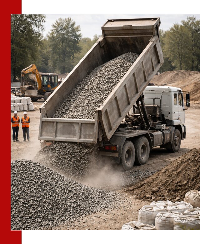 Аренда самосвала в Новом Уренгое для доставки сыпучих и нерудных материалов