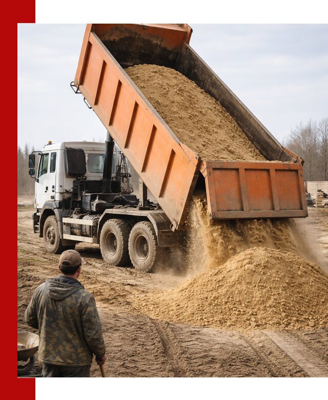 Аренда самосвала 20 тонн для перевозки грузов в Новом Уренгое