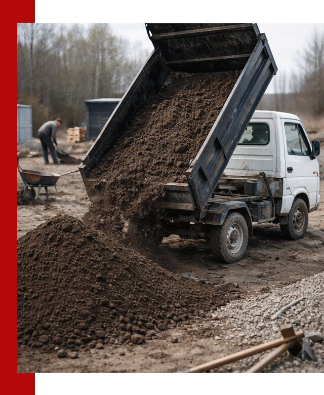 Аренда минисамосвала в Новом Уренгое для доставки сыпучих материалов