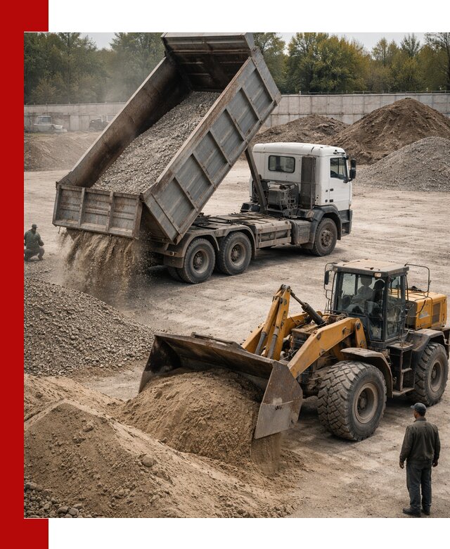 Перевозка сыпучих грузов самосвалами и бортовыми в Новом Уренгое