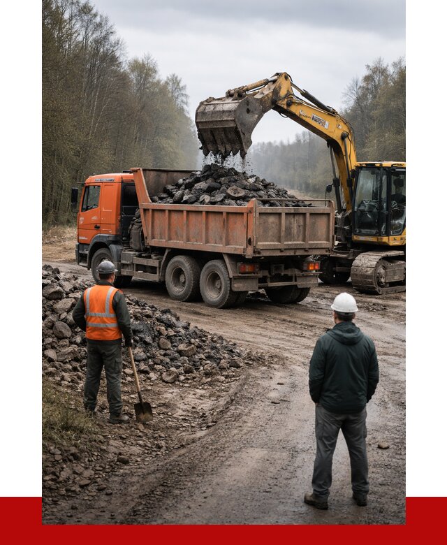 Вывоз асфальта в Новом Уренгое от 4679 р. самосвалом ПРОНЕРУДНвг