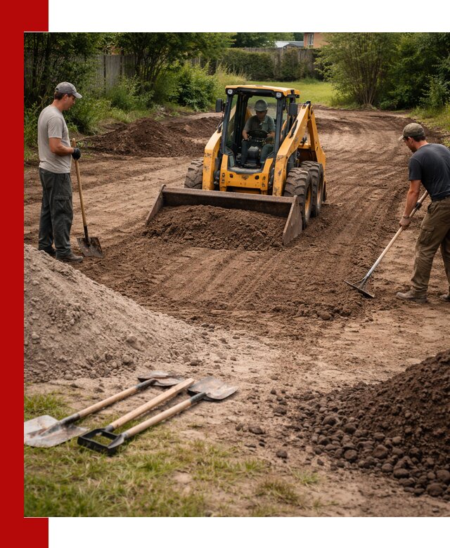 Планировка участка грунтом с вывозом и доставкой в Новом Уренгое