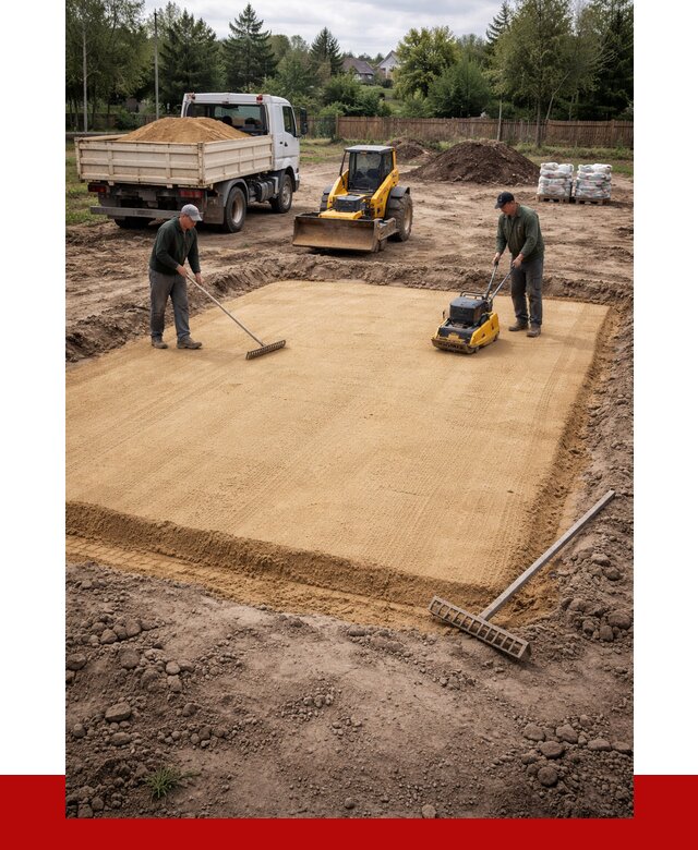 Устройство песчаной подушки в Новом Уренгое от 4679 р. ПРОНЕРУДНвг